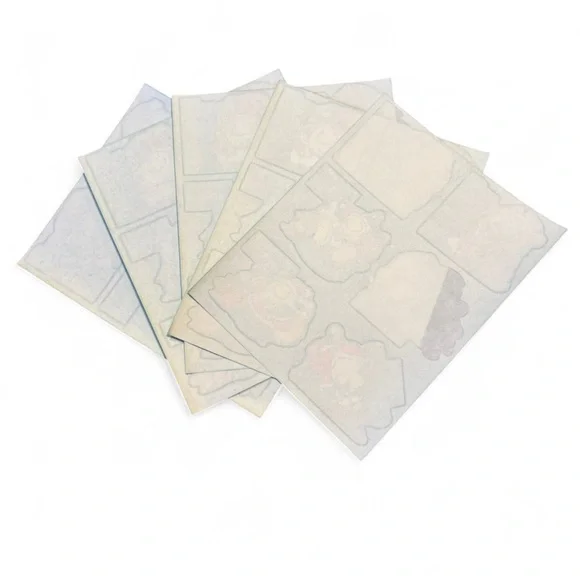 Vintage 90s Ziggy Christmas Is Sharing Stickers Orange Cat American Greetings - Picture 4 of 4